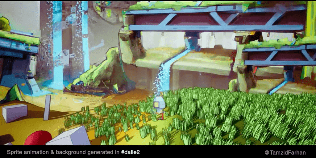A new computer game with DALLE-2 Post feature image