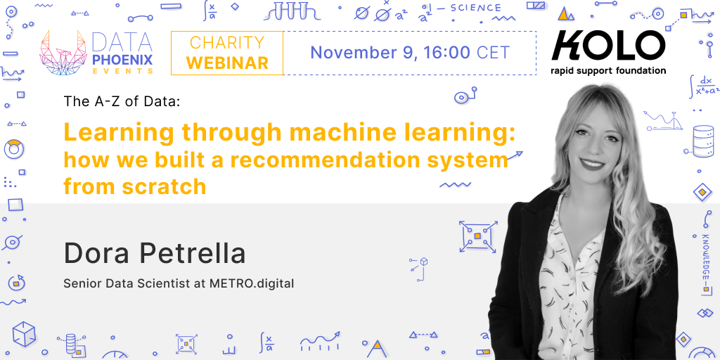 Charity AI webinar "Learning through machine learning: how we built a recommendation system from scratch" Post feature image