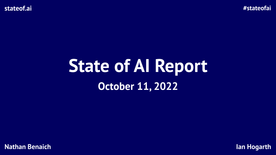 State of AI 2022 Report Post feature image