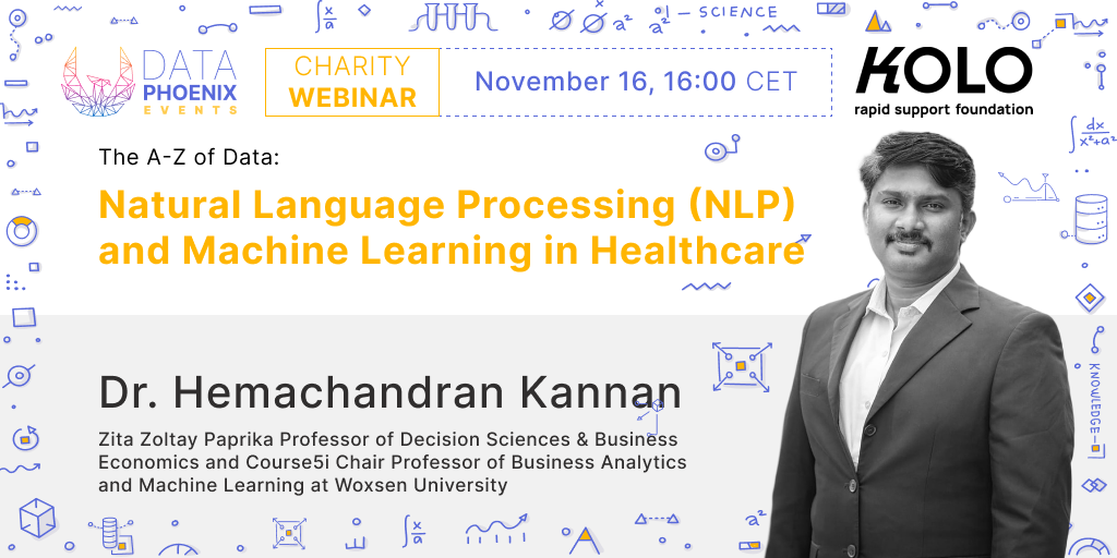 Charity AI webinar "Natural Language Processing (NLP) and Machine Learning in Healthcare" Post feature image