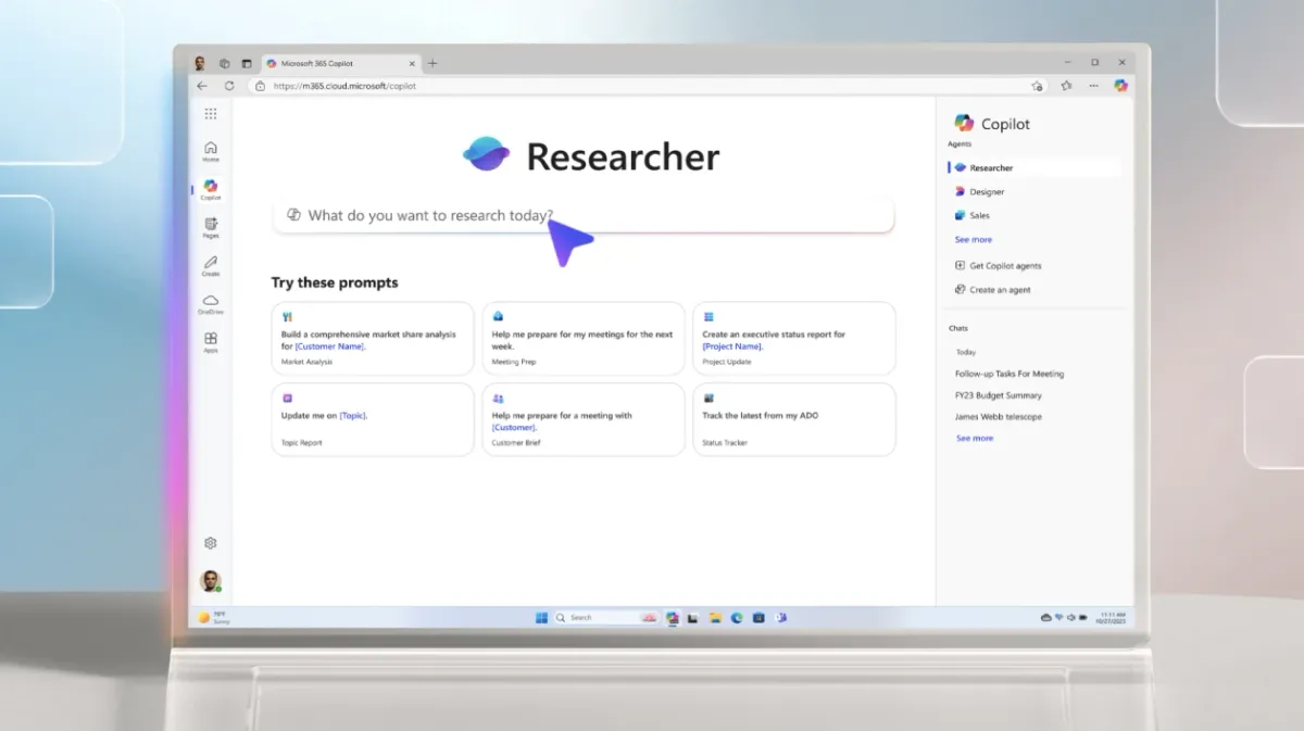 Microsoft launches the Researcher and Analyst AI agents in Microsoft 365 Copilot Post feature image